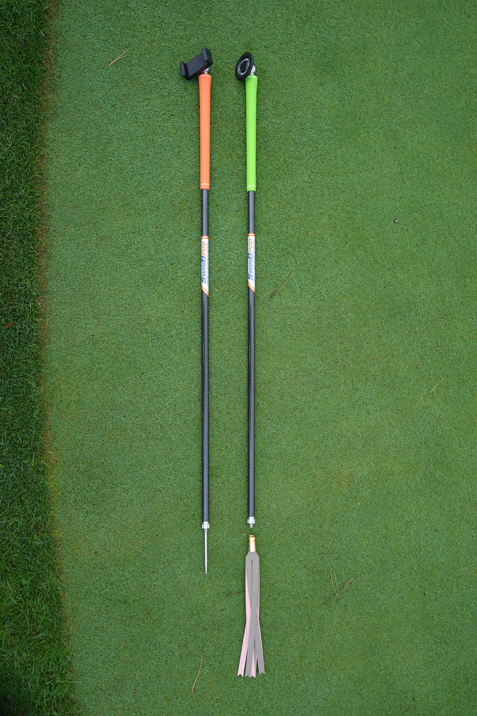Swingpod practice mode with swing strap